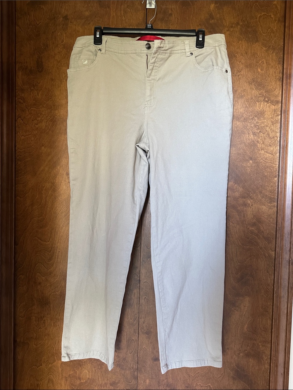 Gloria Vanderbilt Khaki Women's Straight-Leg Jeans